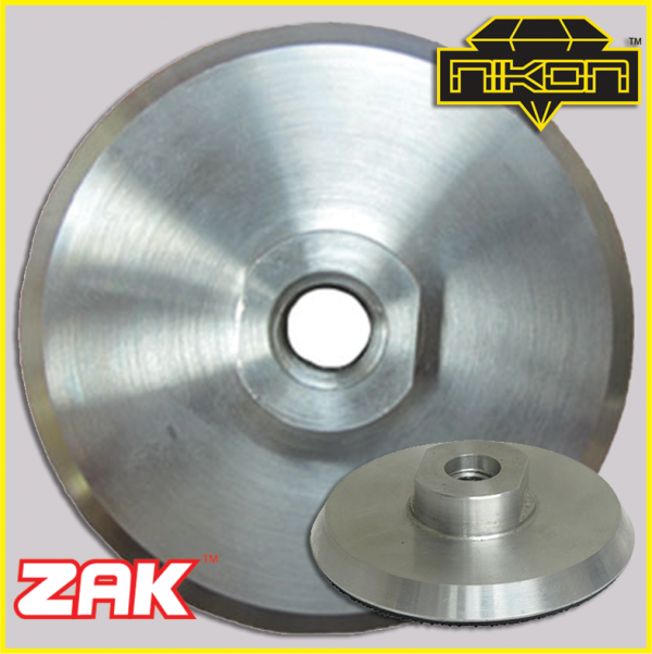 Zak Aluminum Backer Pad for Polishing Stone