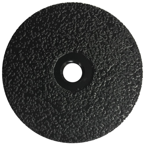 4" The Stinger Black coarse grit flat vacuum brazed cup wheel