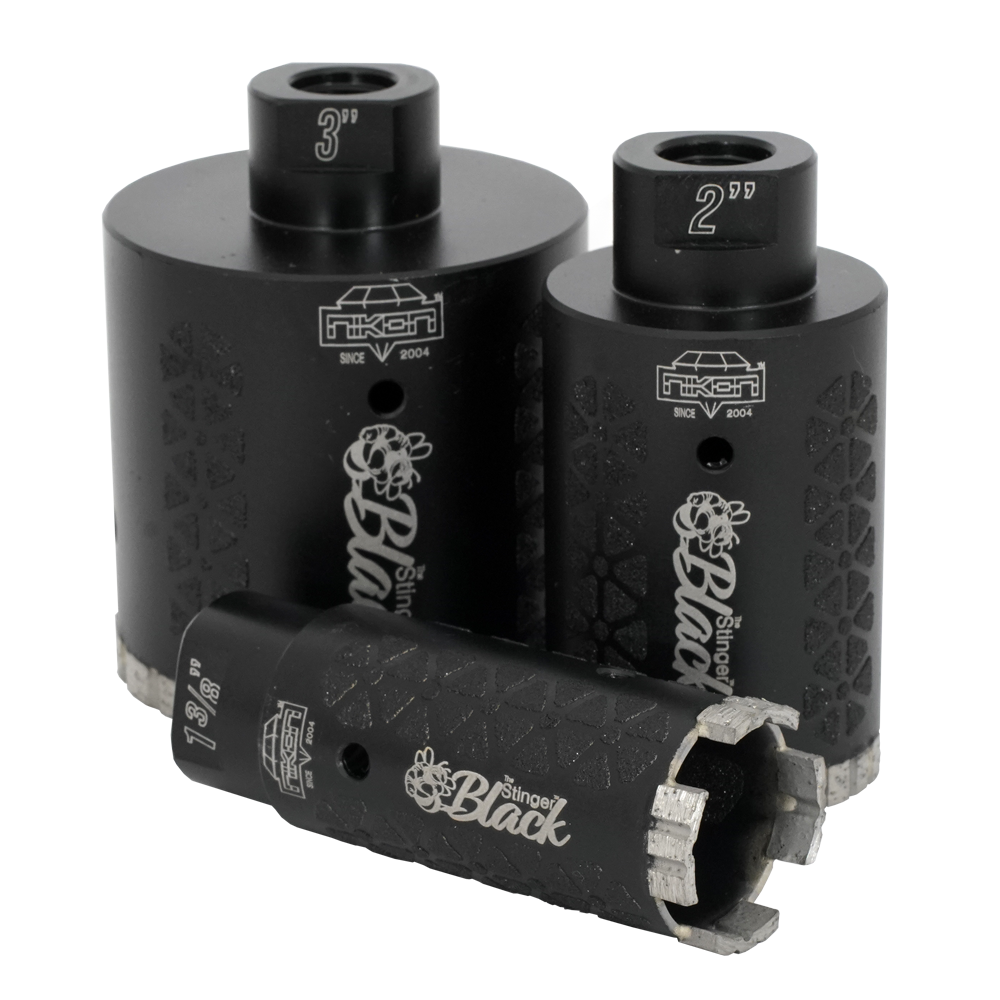 Stinger Black Dry Segmented Core Bit Group Image